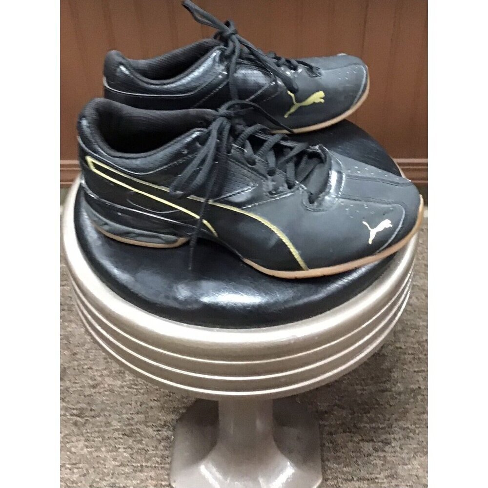 Women’s Black Lace Up Puma Athletic Running Shoes Size 8 - Picture 4 of 5